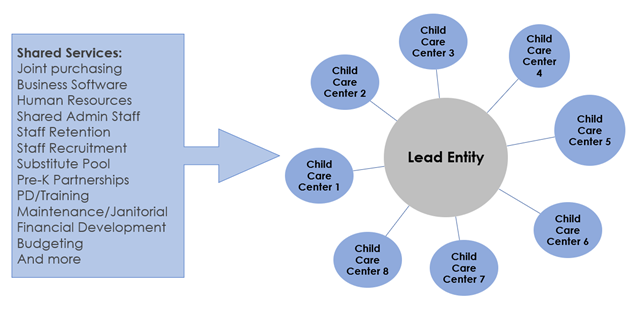 A diagram showing a list of common services that Alliances may select.