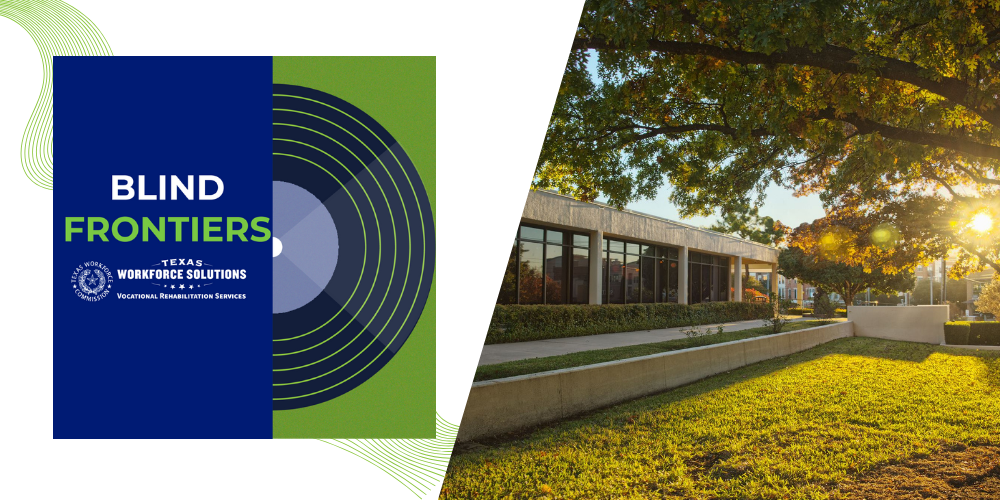 Blind Frontiers logo and image of CCRC