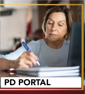 Woman writing notes for professional Development