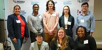 Attendees at the 2024 Texas Intern Network conference posing for a photo.